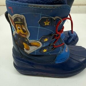 Kids Blue Paw Patrol Winter Boots